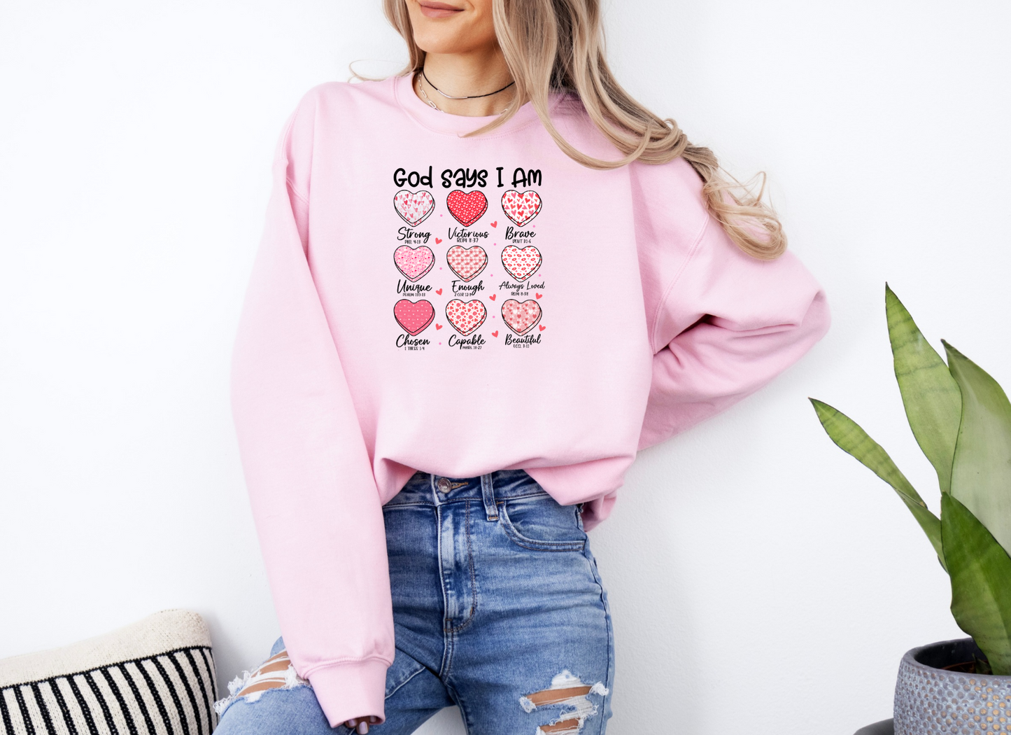 God Says I Am! Crewneck Sweatshirt