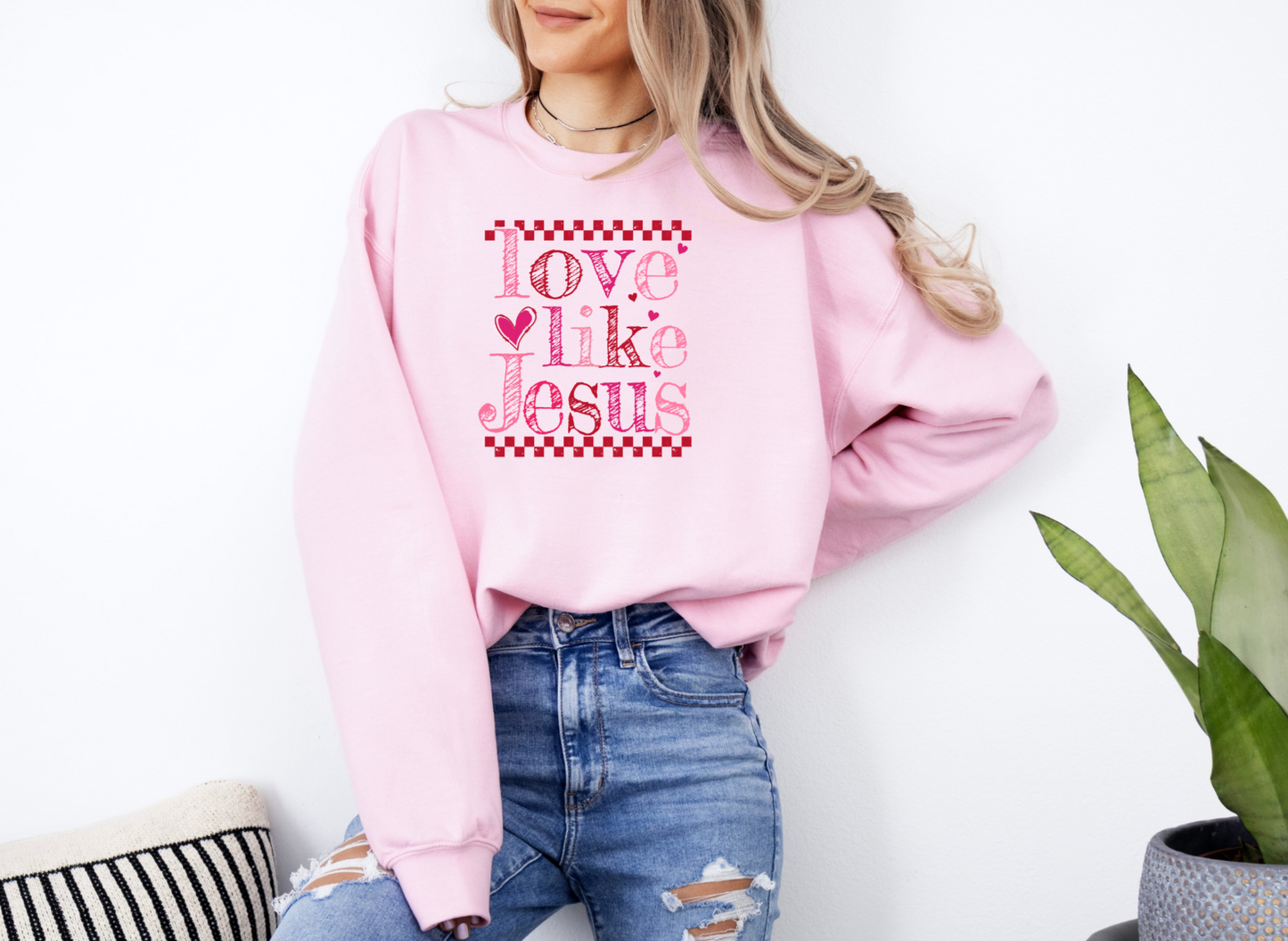 Love Like Jesus Crewneck Sweatshirt