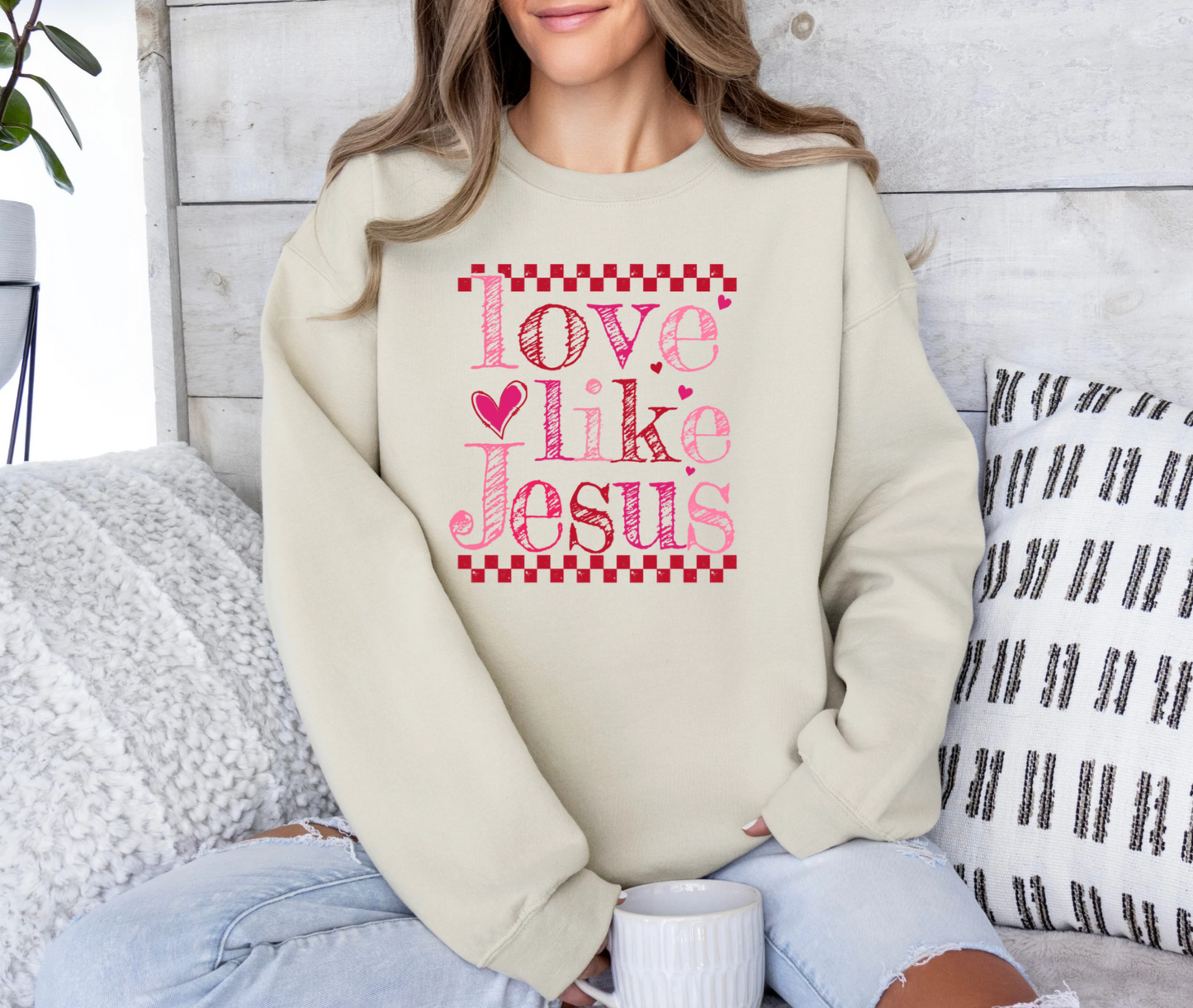 Love Like Jesus Crewneck Sweatshirt