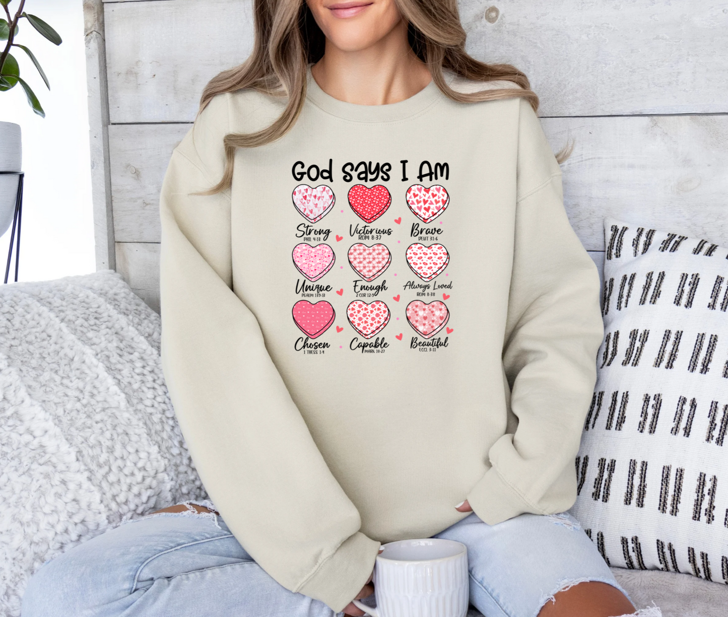 God Says I Am! Crewneck Sweatshirt