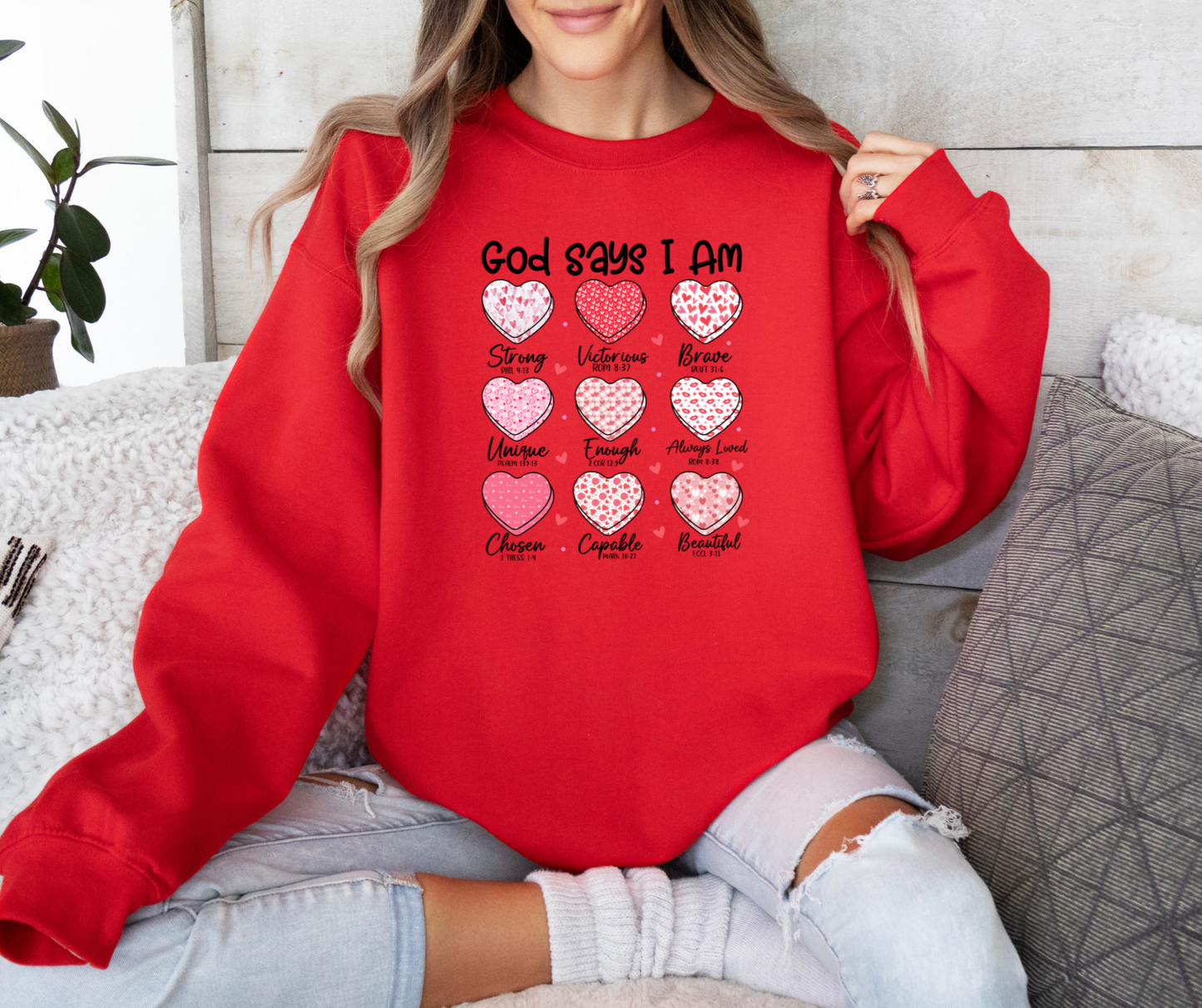 God Says I Am! Crewneck Sweatshirt