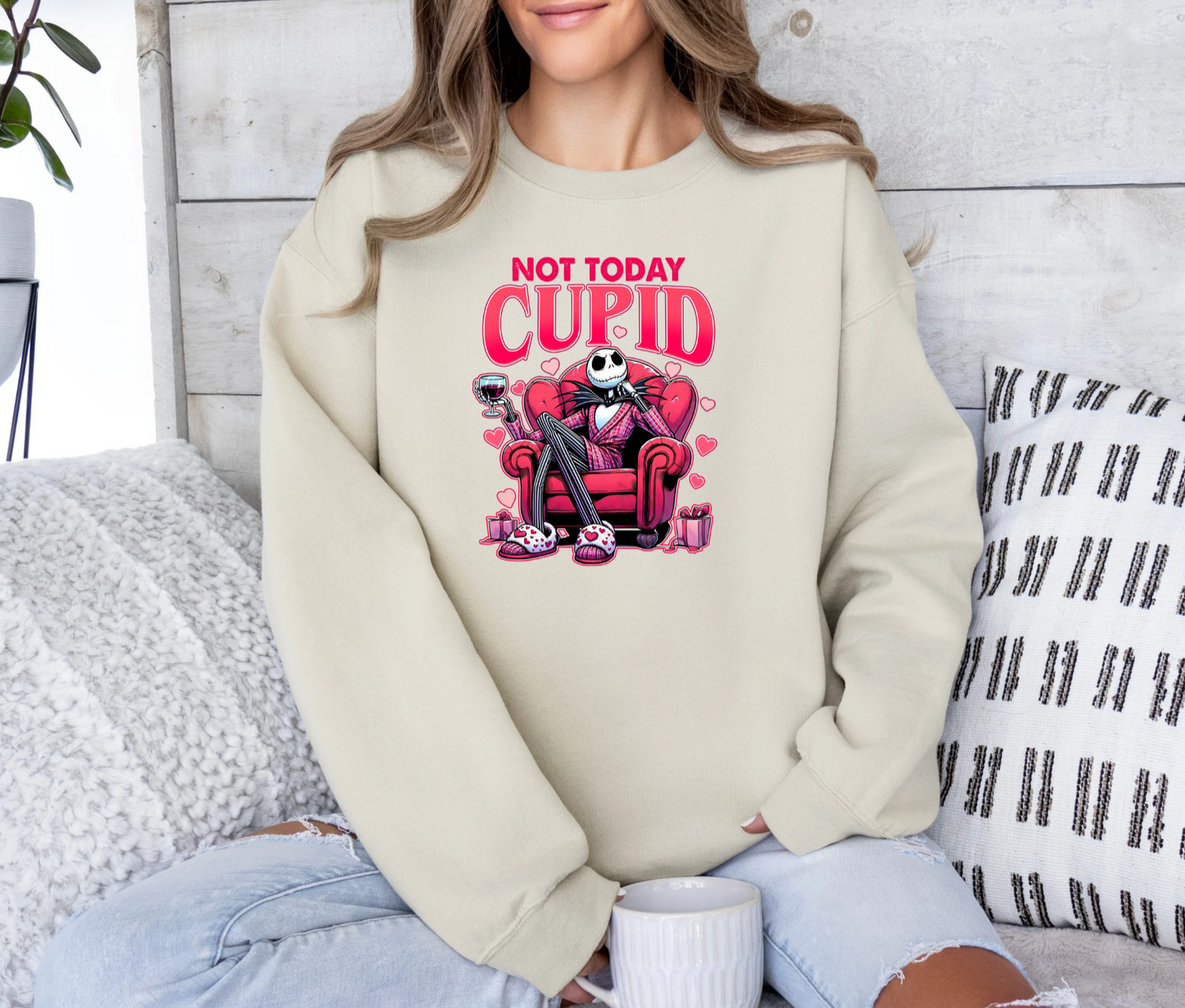 Jack Not Today Cupid Crewneck Sweatshirt