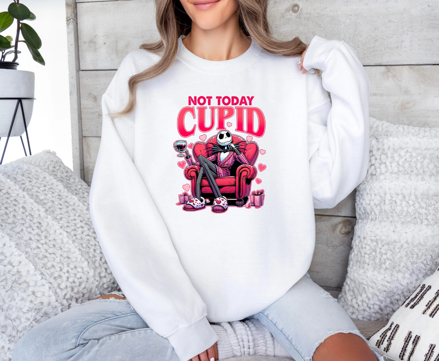 Jack Not Today Cupid Crewneck Sweatshirt