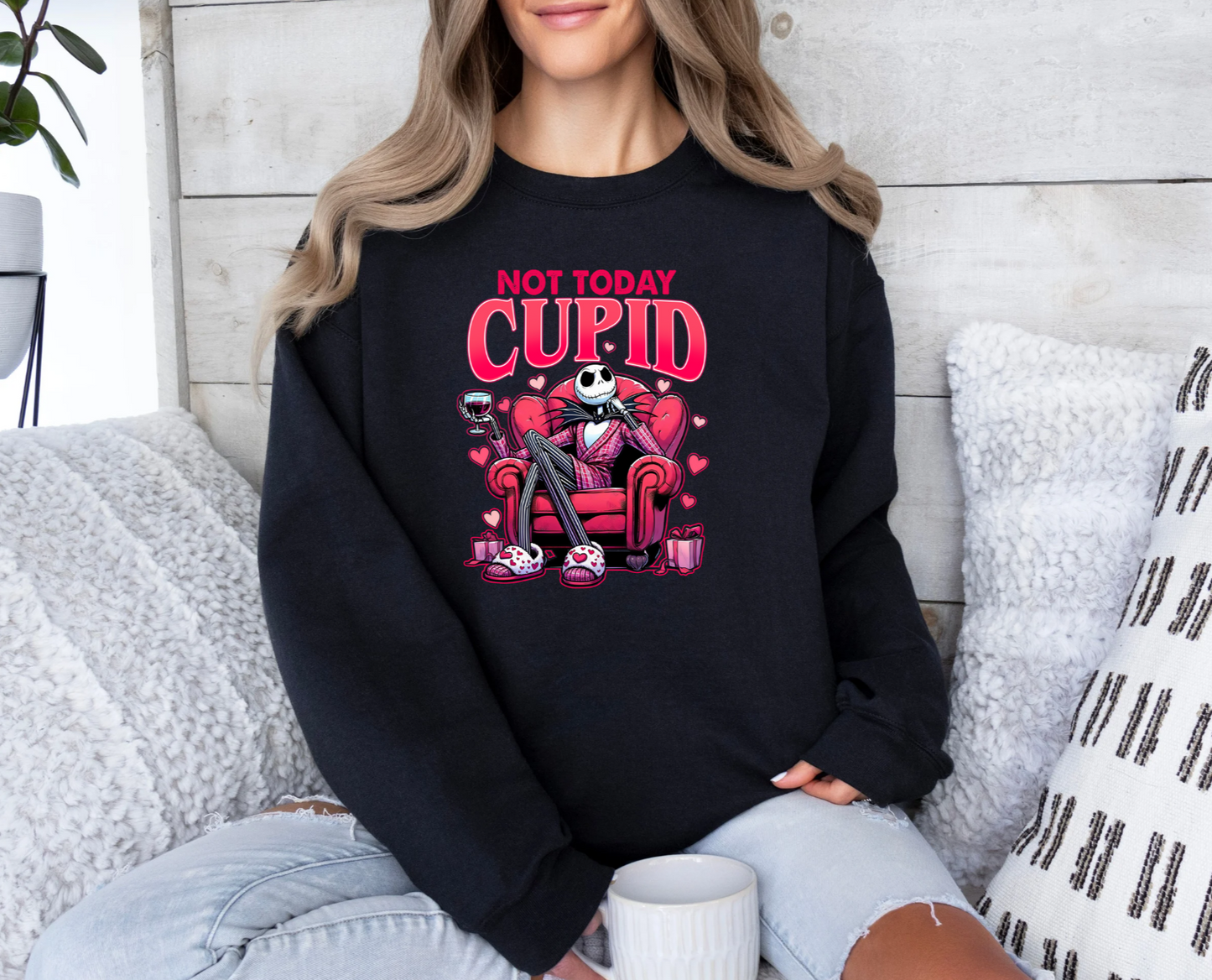 Jack Not Today Cupid Crewneck Sweatshirt