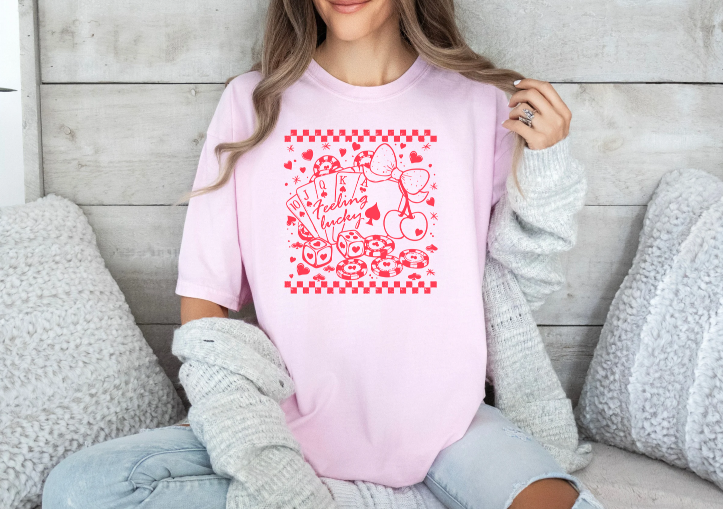 Feeling Lucky Valentines Jackpot! T-Shirt