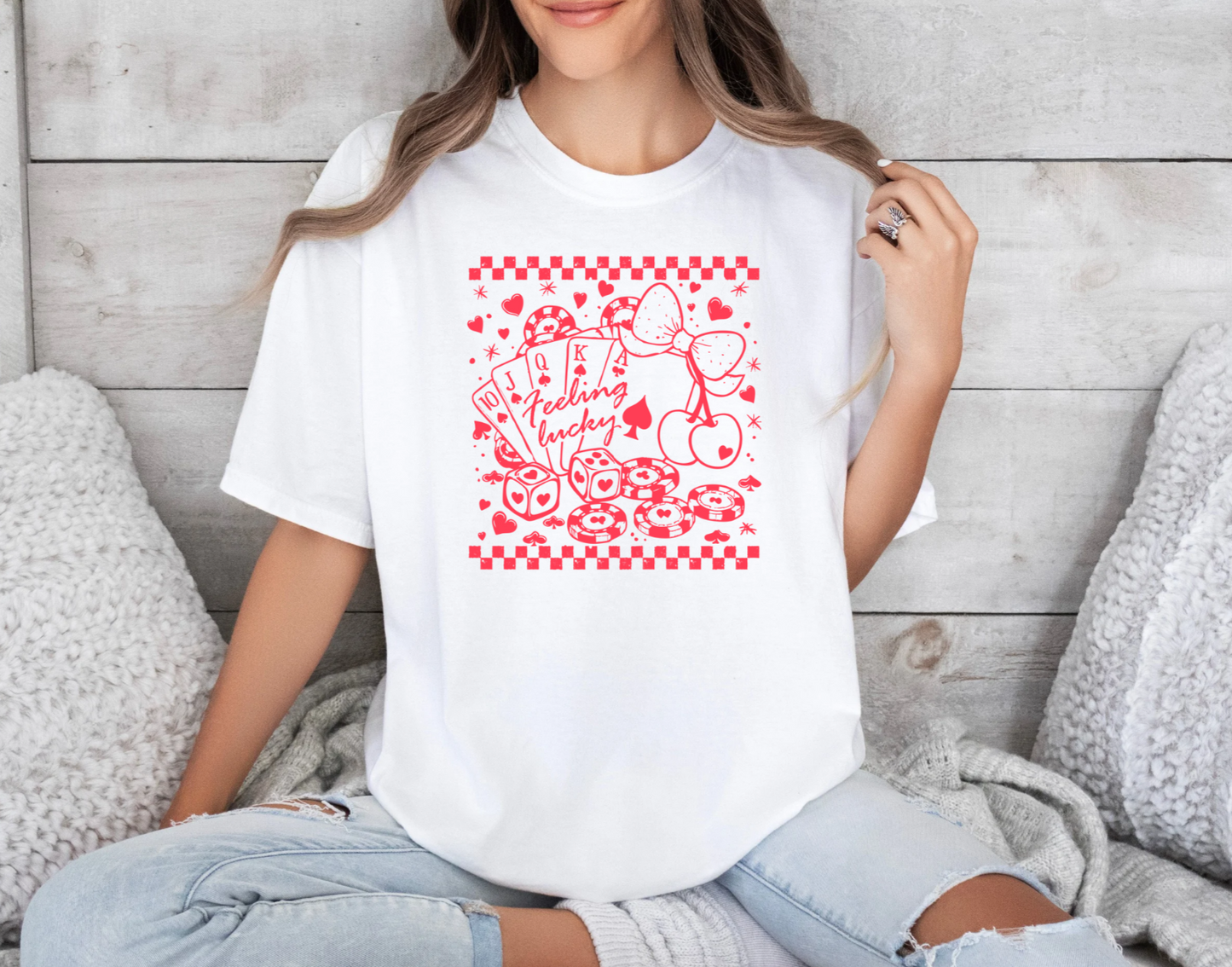 Feeling Lucky Valentines Jackpot! T-Shirt