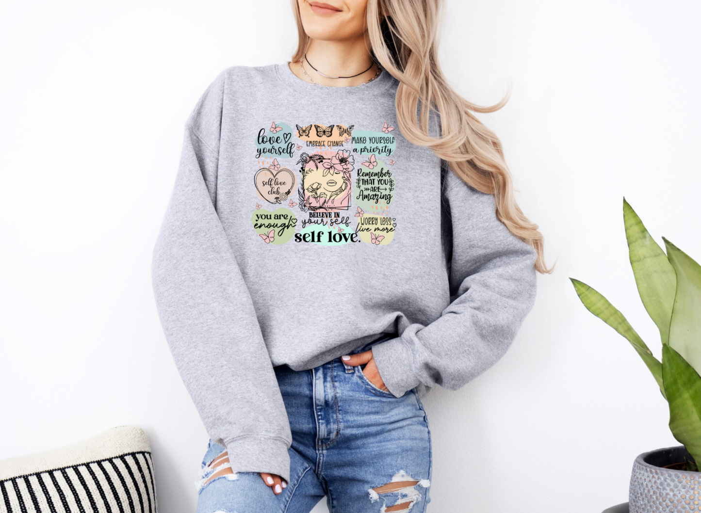 Self Love Crewneck Sweatshirt