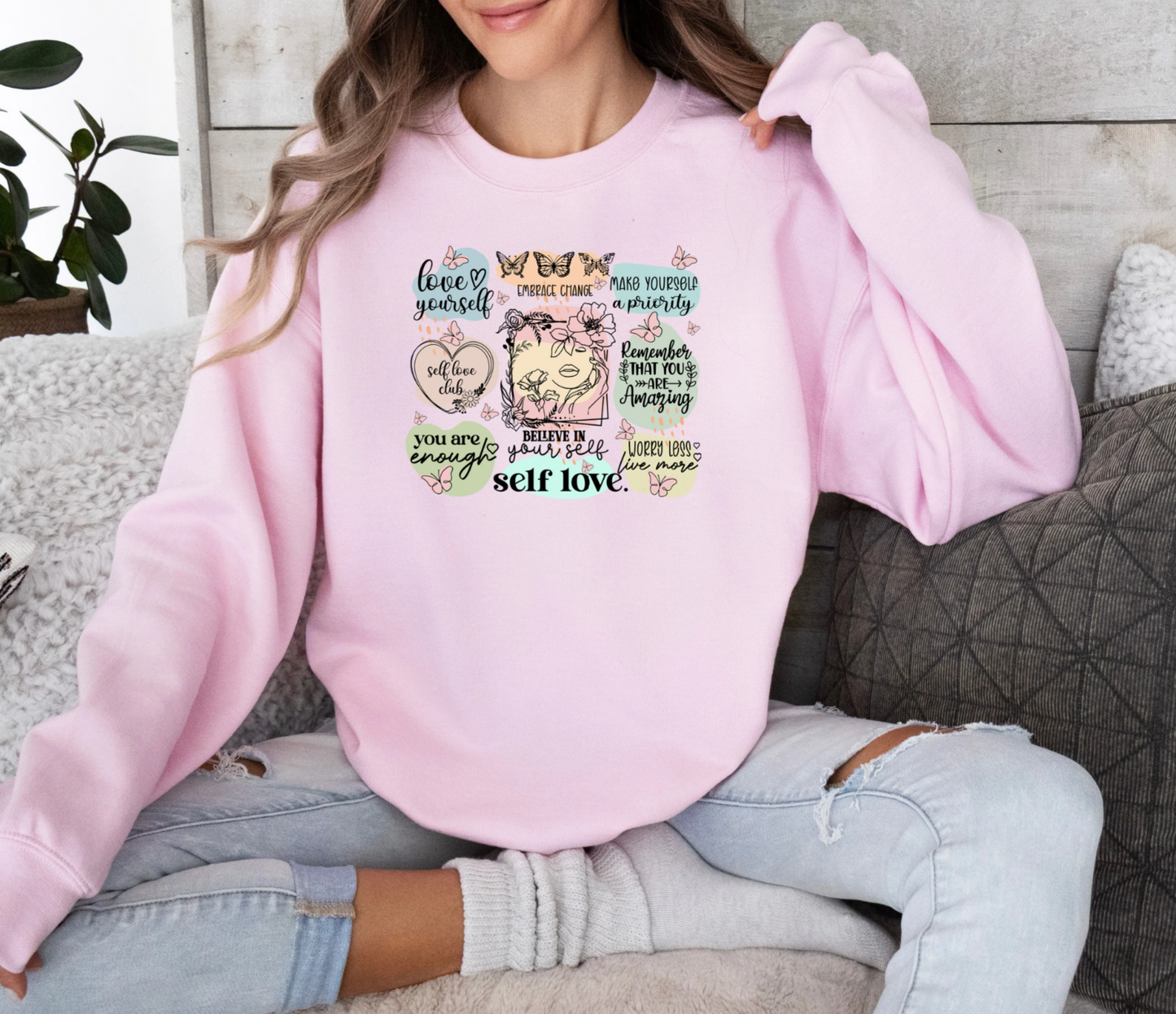 Self Love Crewneck Sweatshirt