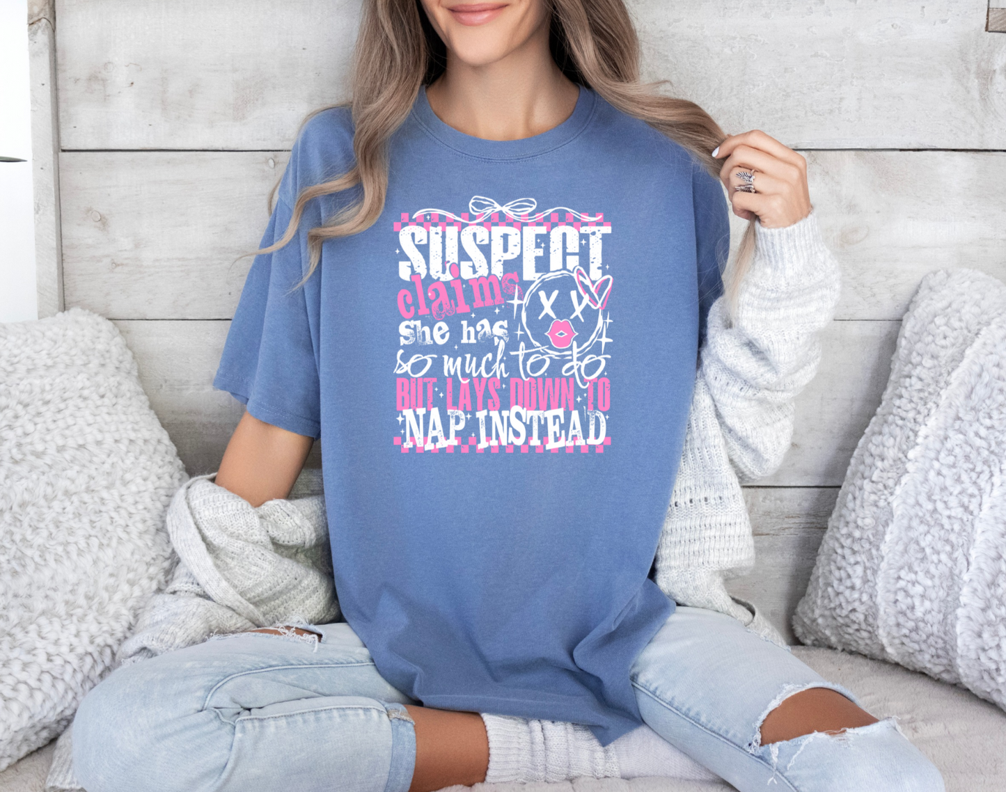 Suspect Claims She Has So Much to Do! T-Shirt