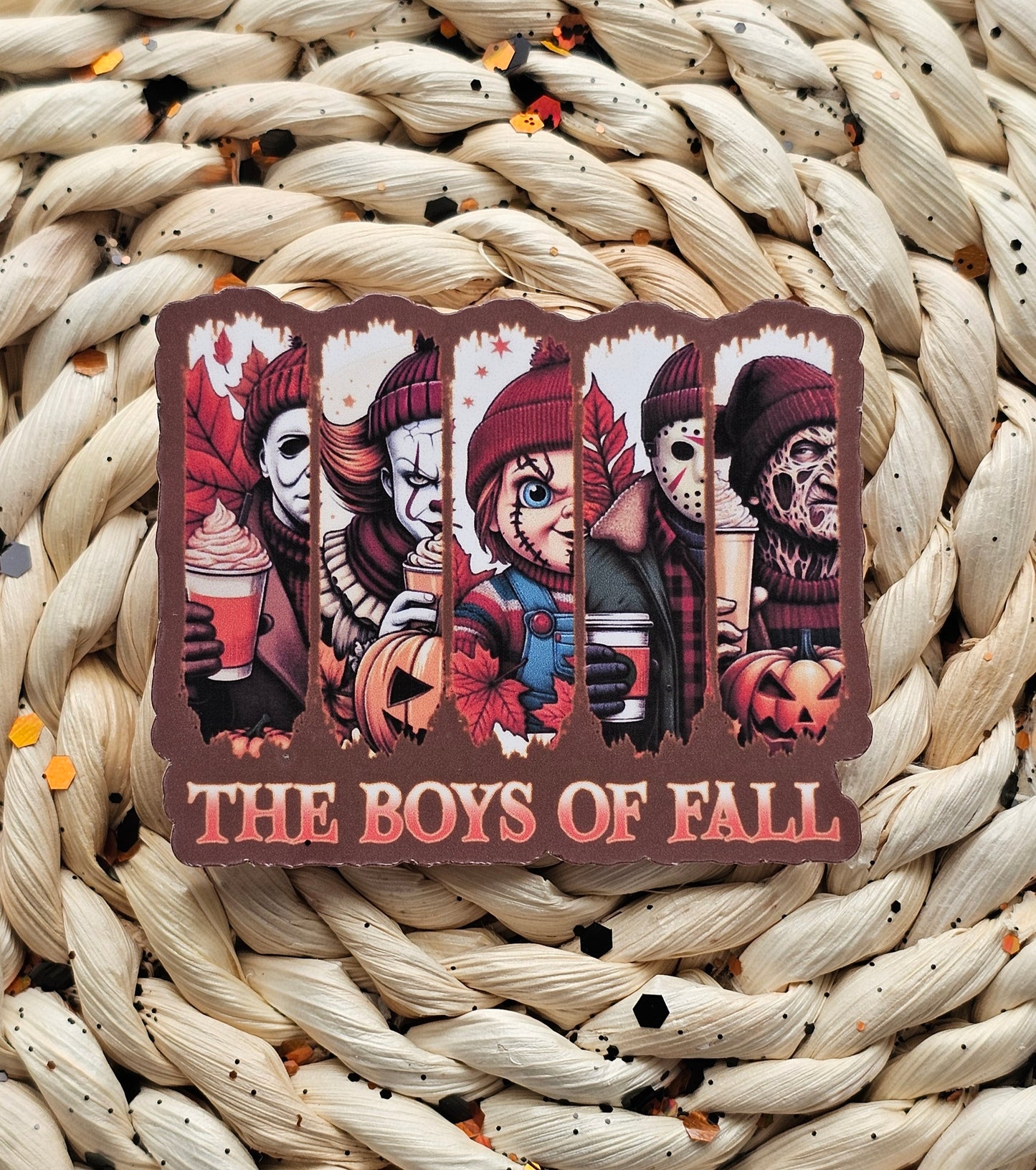 The boys of fall Sticker