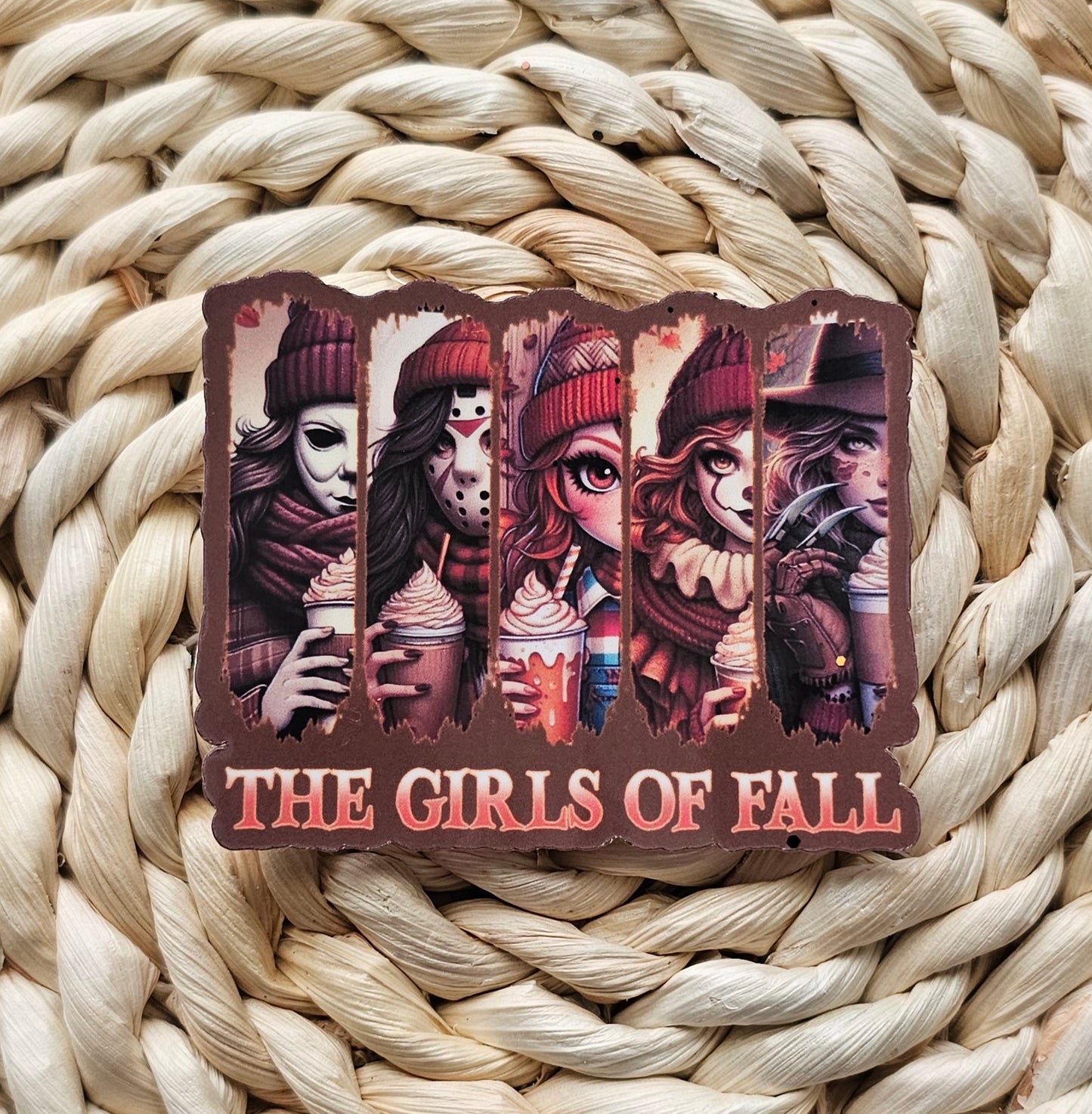 The Girls of Fall Sticker
