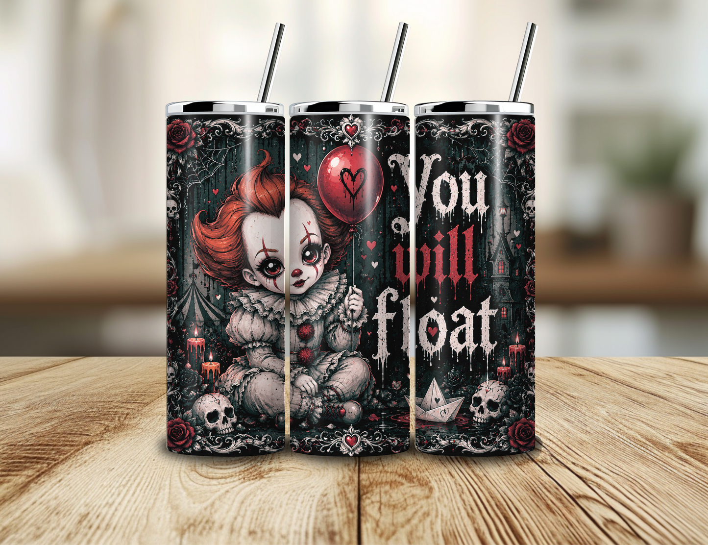 You Will Float 20oz Skinny Tumbler