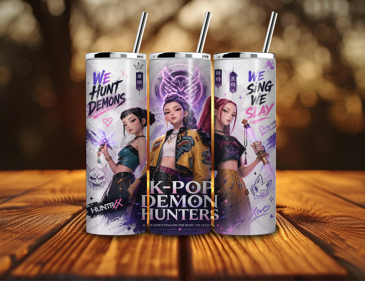 K-Pop Demon Hunter 20oz Skinny Tumbler