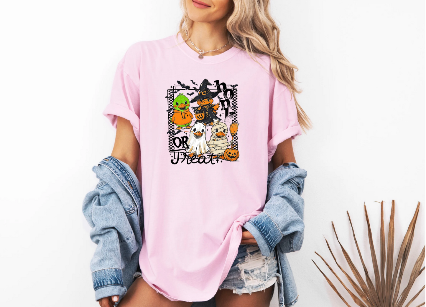 Halloween Cute Ducks Honk or Treat T-Shirt