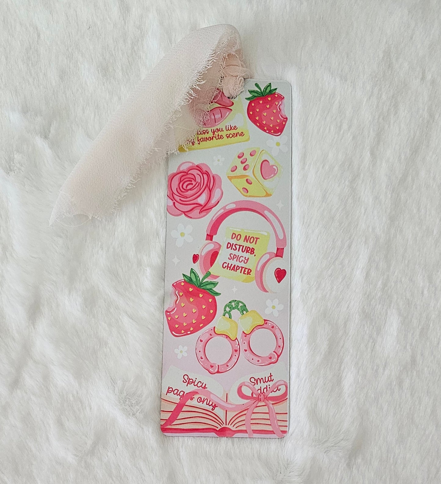 Spicy Smut Metallic Sublimated Bookmark