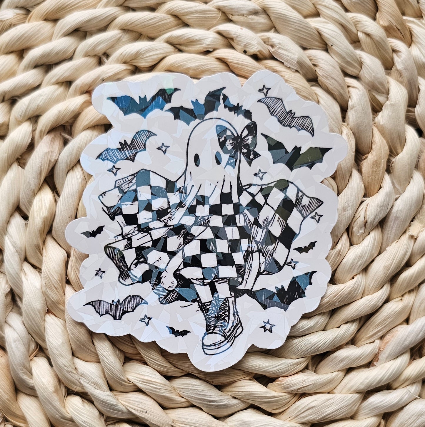 Cute Coquette Ghost Sticker