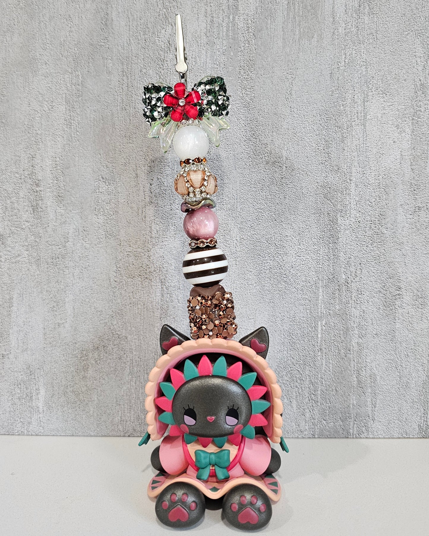 Beaded Photo Holder Cute Lucky Emma