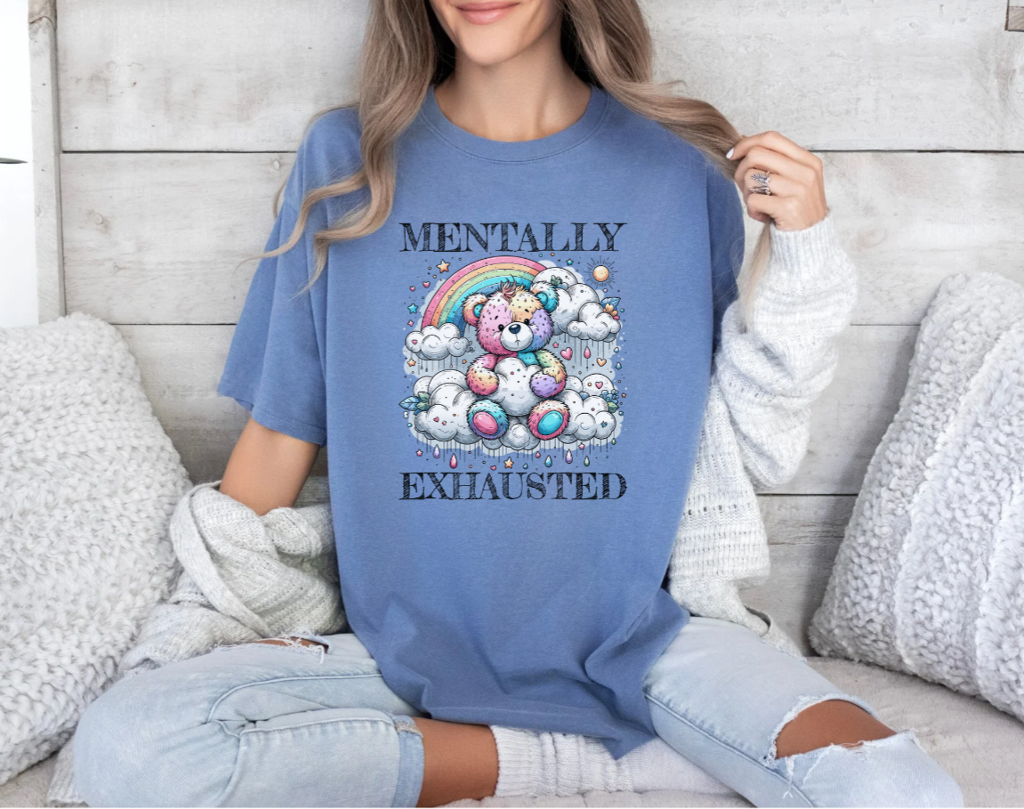 Short Sleeve Mentally Exhausted Tee