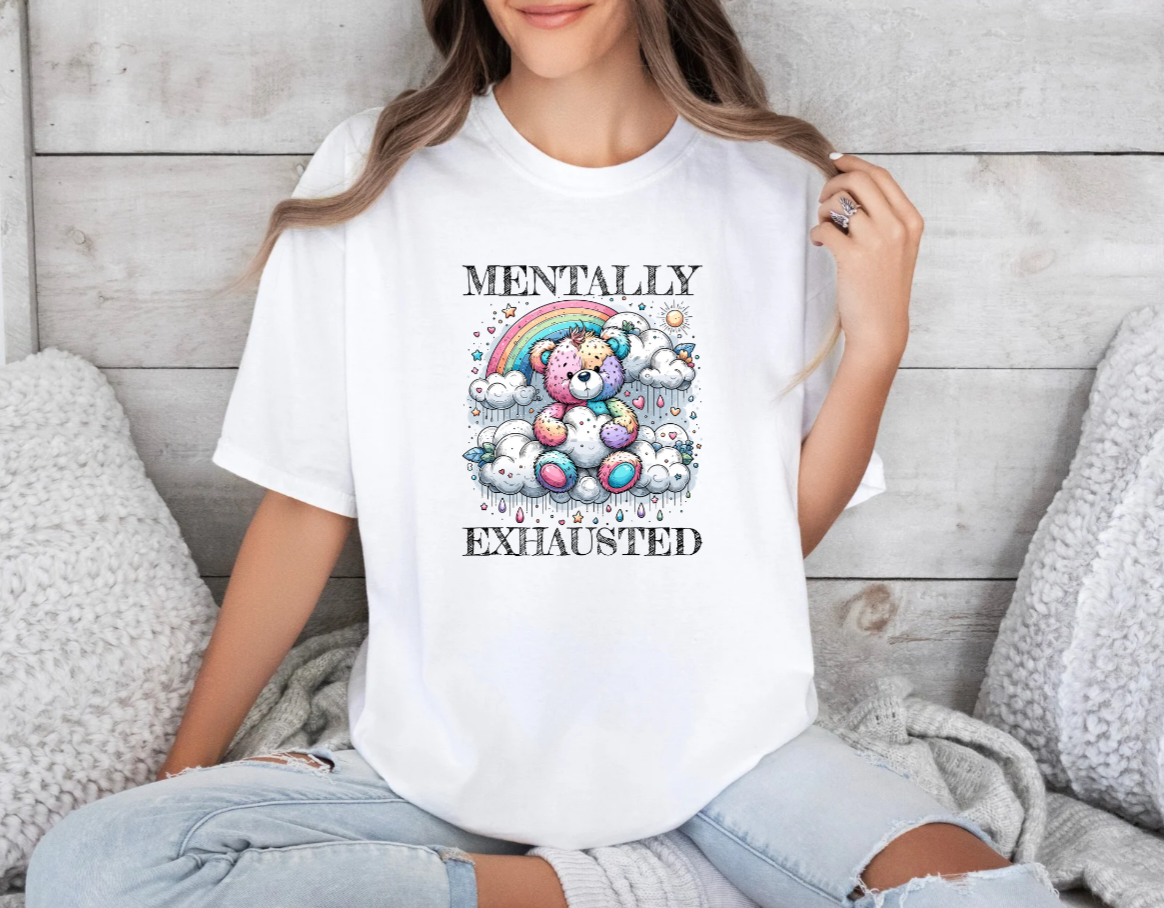 Short Sleeve Mentally Exhausted Tee