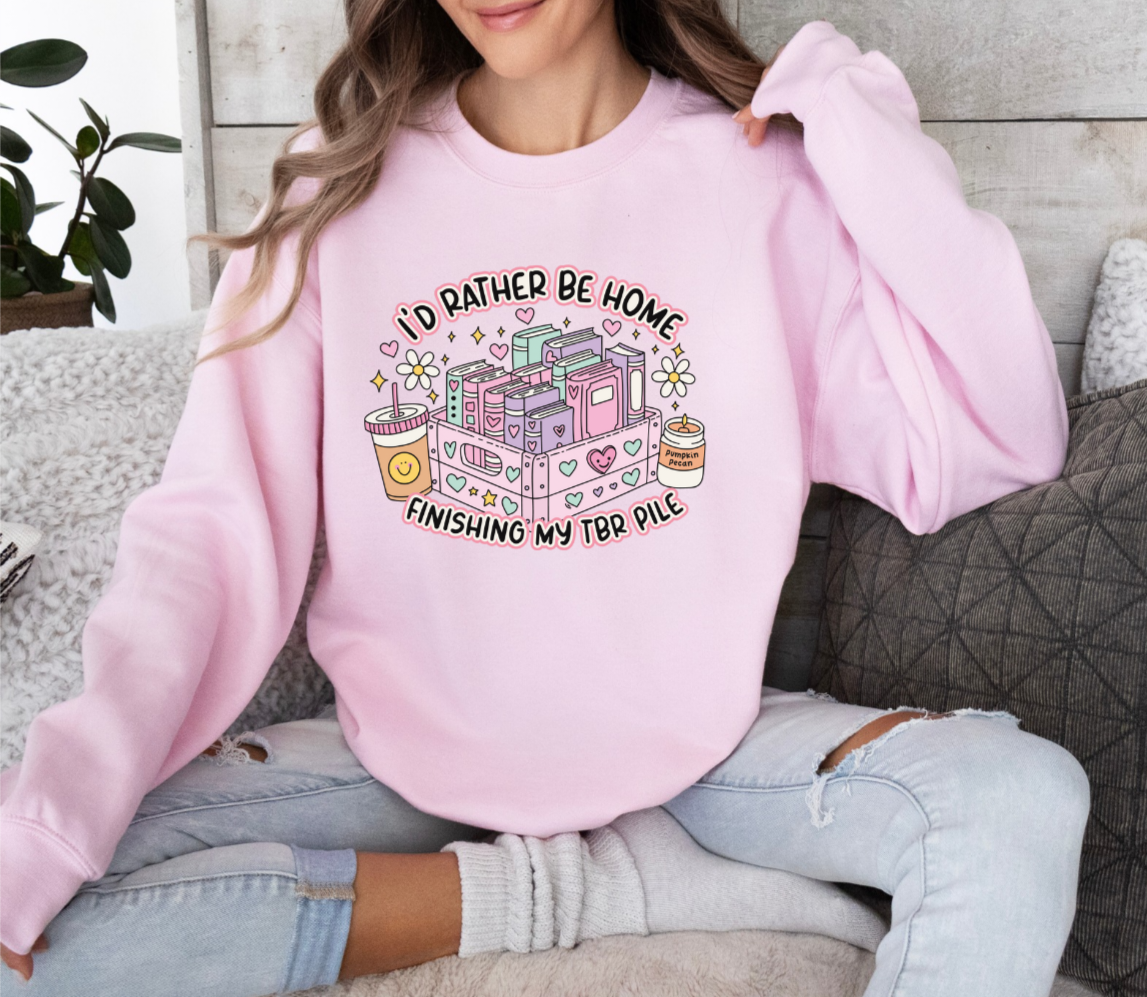 Rather be Home Crewneck Sweatshirt