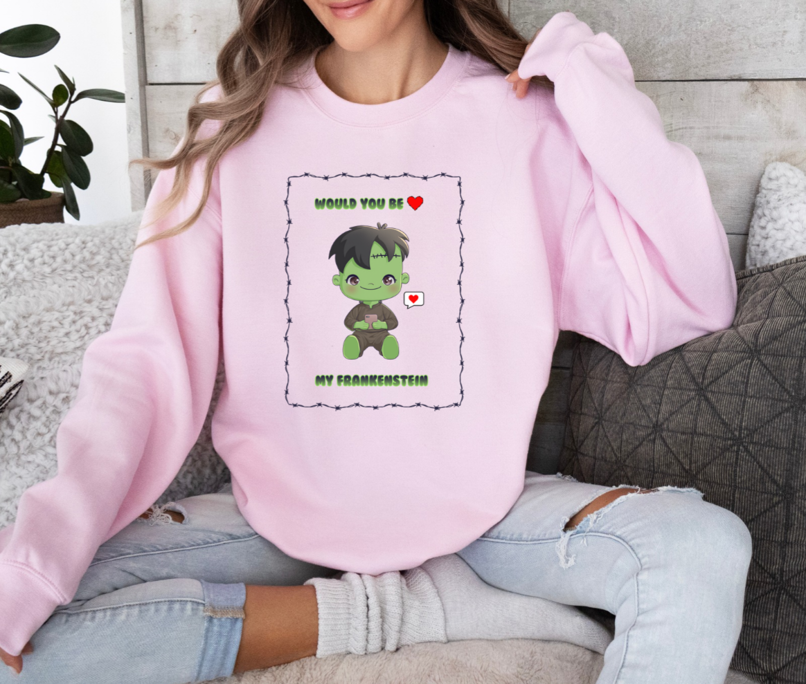 Do You Want to Be My Frankenstein Crewneck Sweatshirt