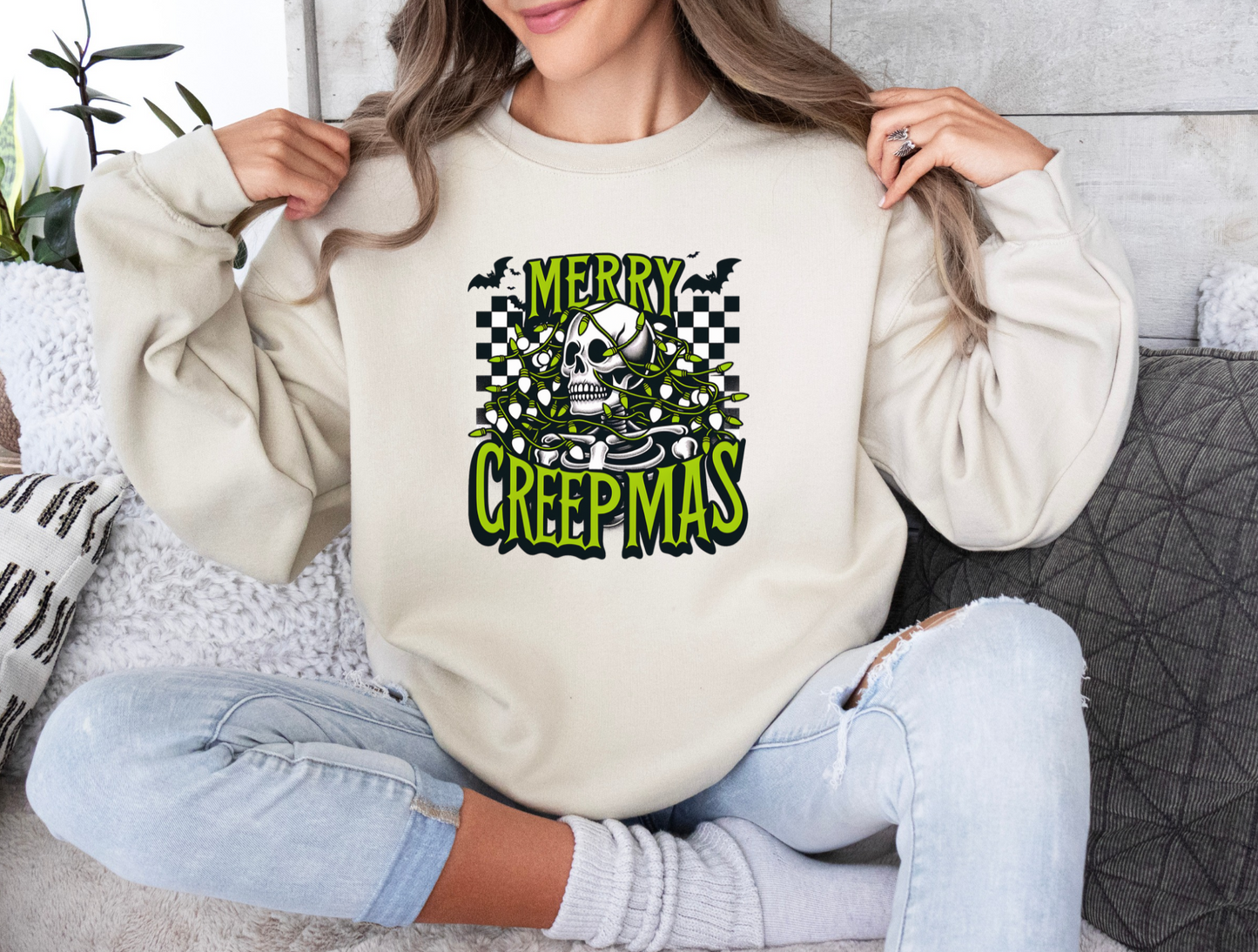 Merry Creepmas Crewneck Sweatshirt