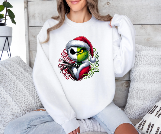 Grinch/Jack Christmas Sweatshirt