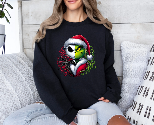 Jack and Grinch Christmas Crewneck