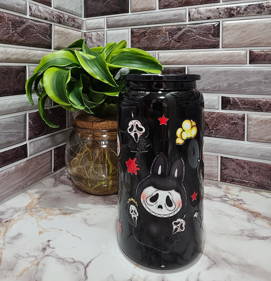 16 oz Ghostface Labubu Stainless Steel Can