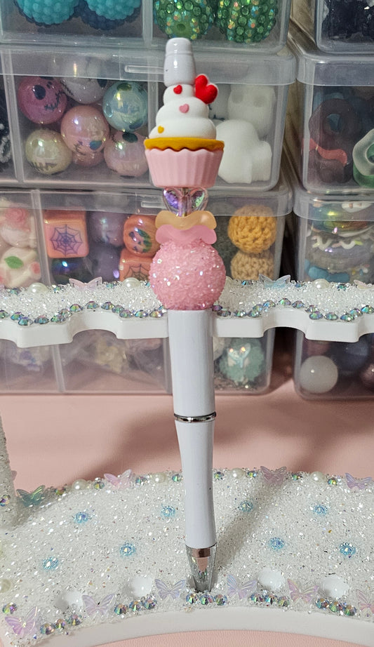 Cupcake Beaded Pen