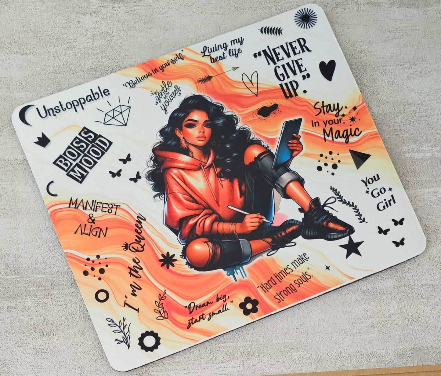 Boss Mood Sublimation Mouse Pads