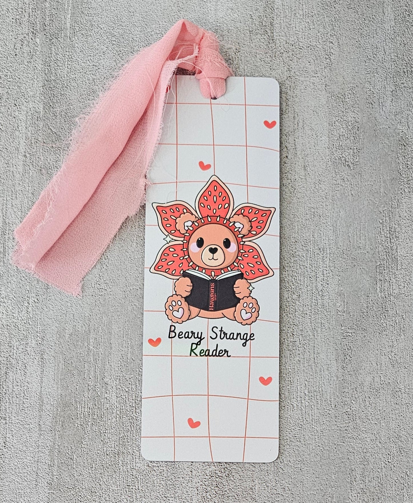 Beary Strange Reader Metallic Sublimated Bookmark