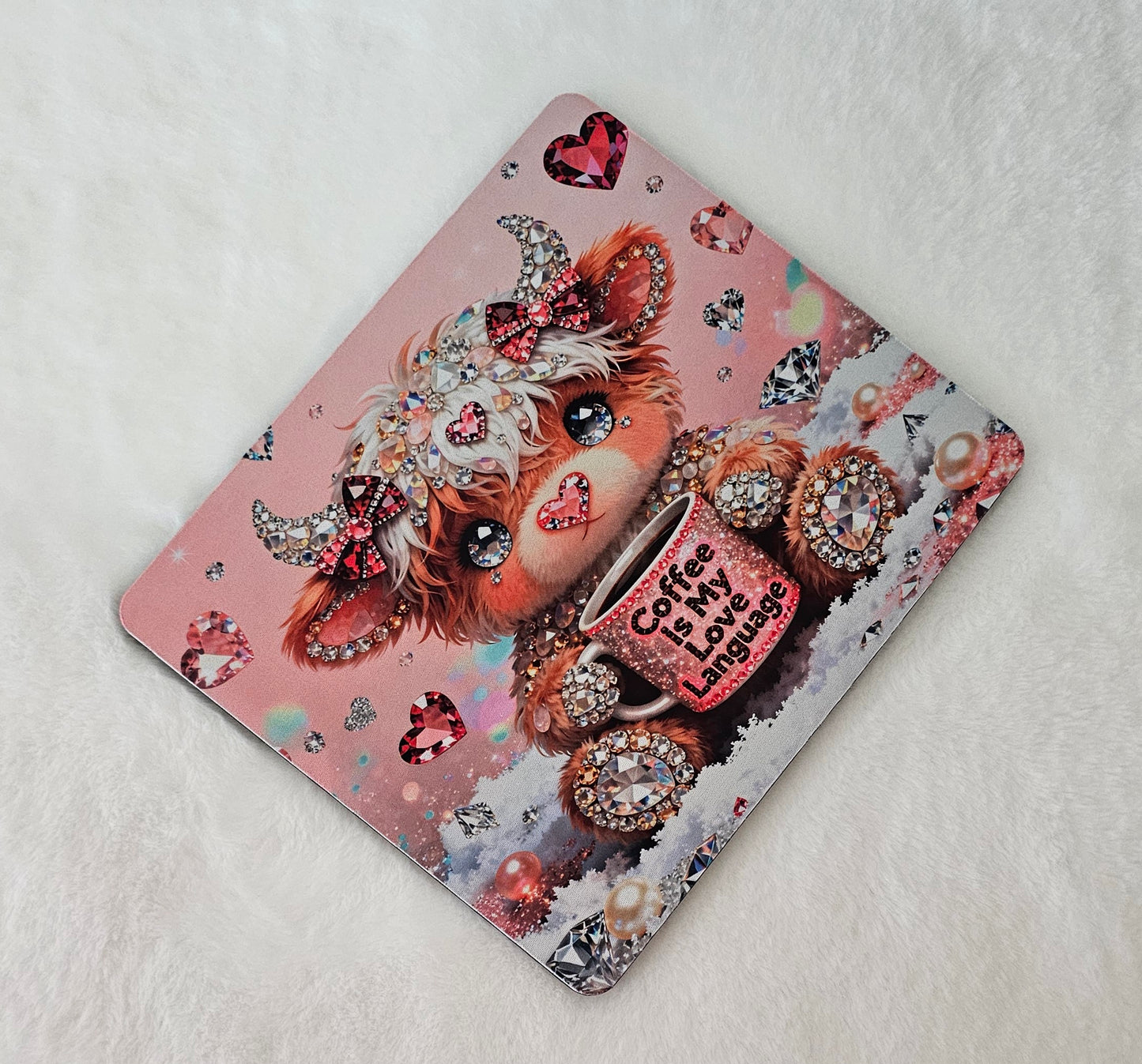 Coffee is My Love Language Sublimated Mouse Pad