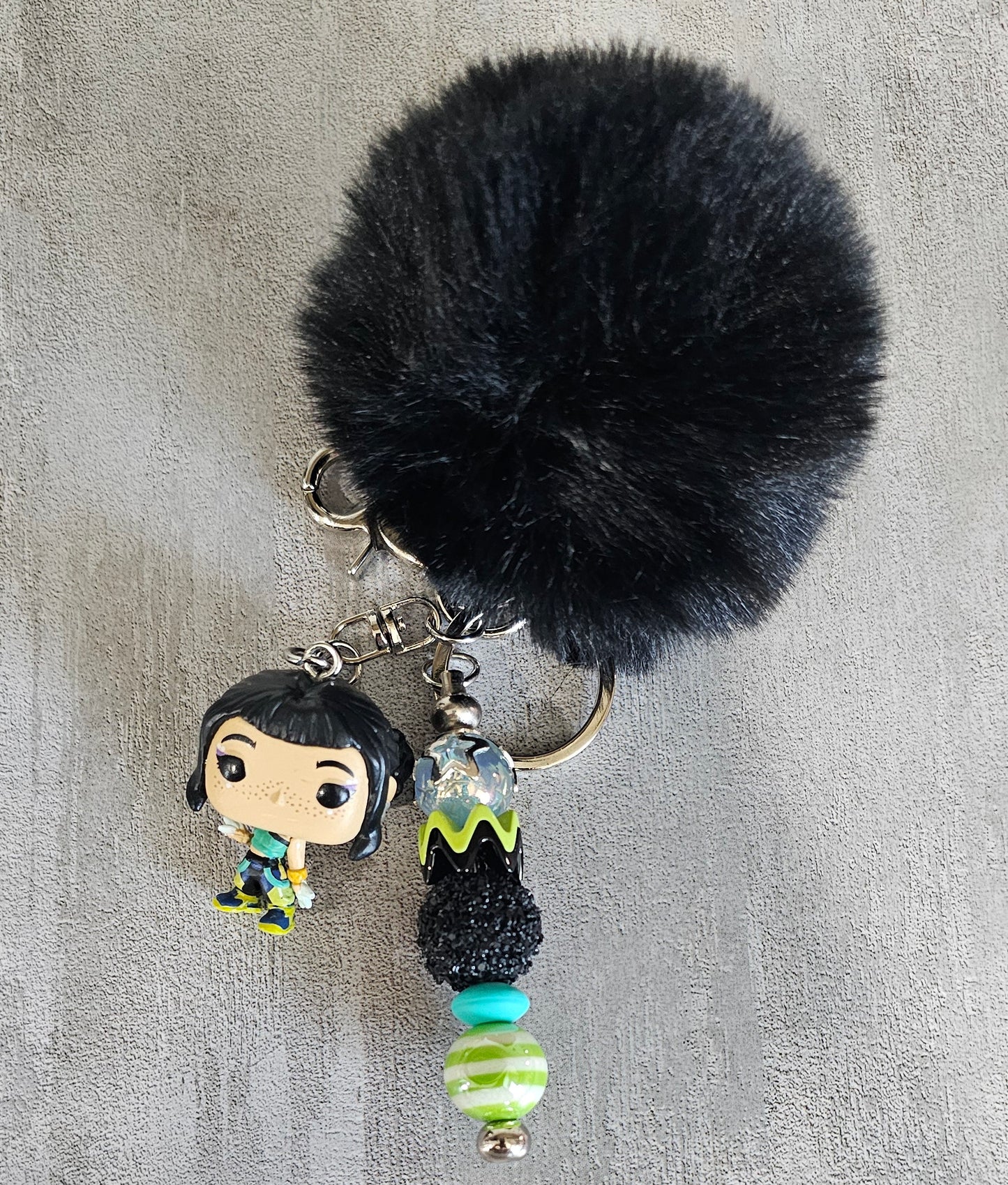 Zoey Beaded Keychain
