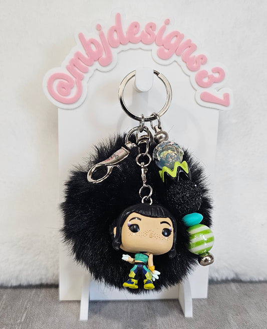 Zoey Beaded Keychain