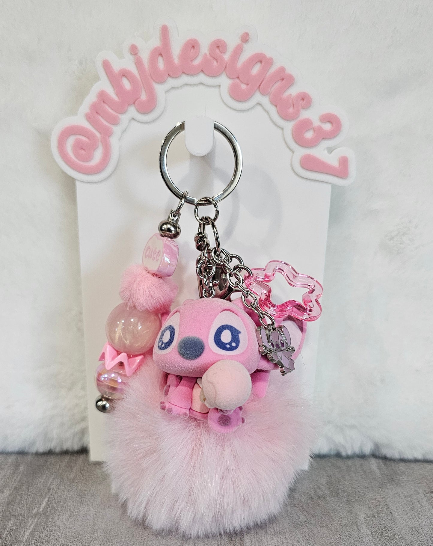 Angel Beaded Keychain