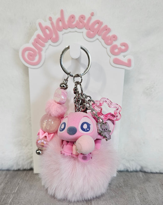 Angel Beaded Keychain