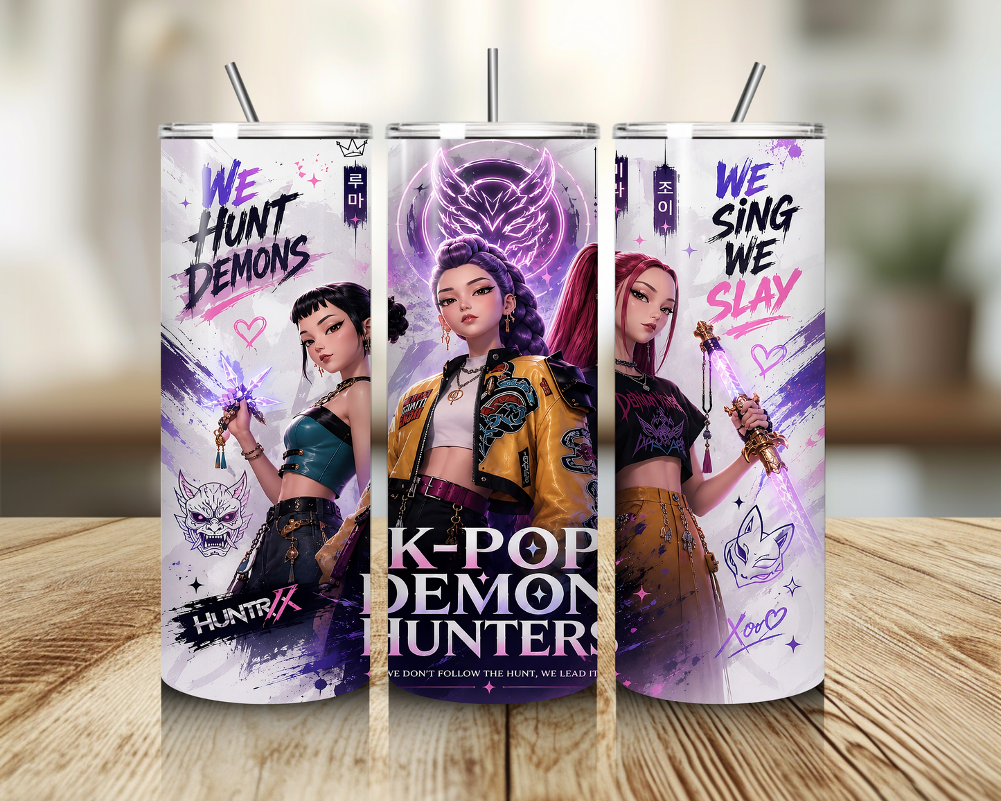 K-Pop Demon Hunter 20oz Skinny Tumbler