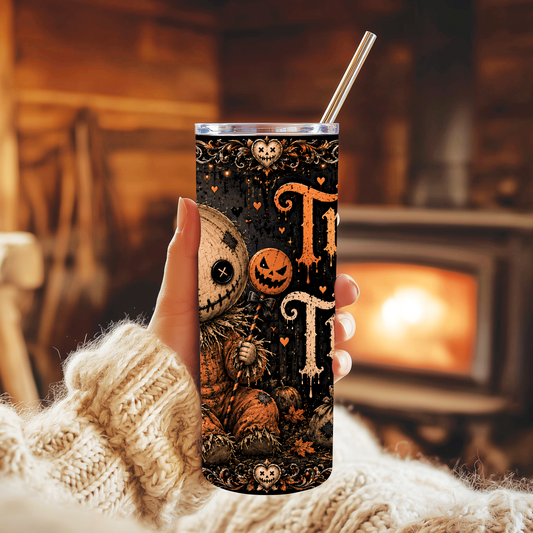 Trick or Treat 20oz Skinny Tumbler