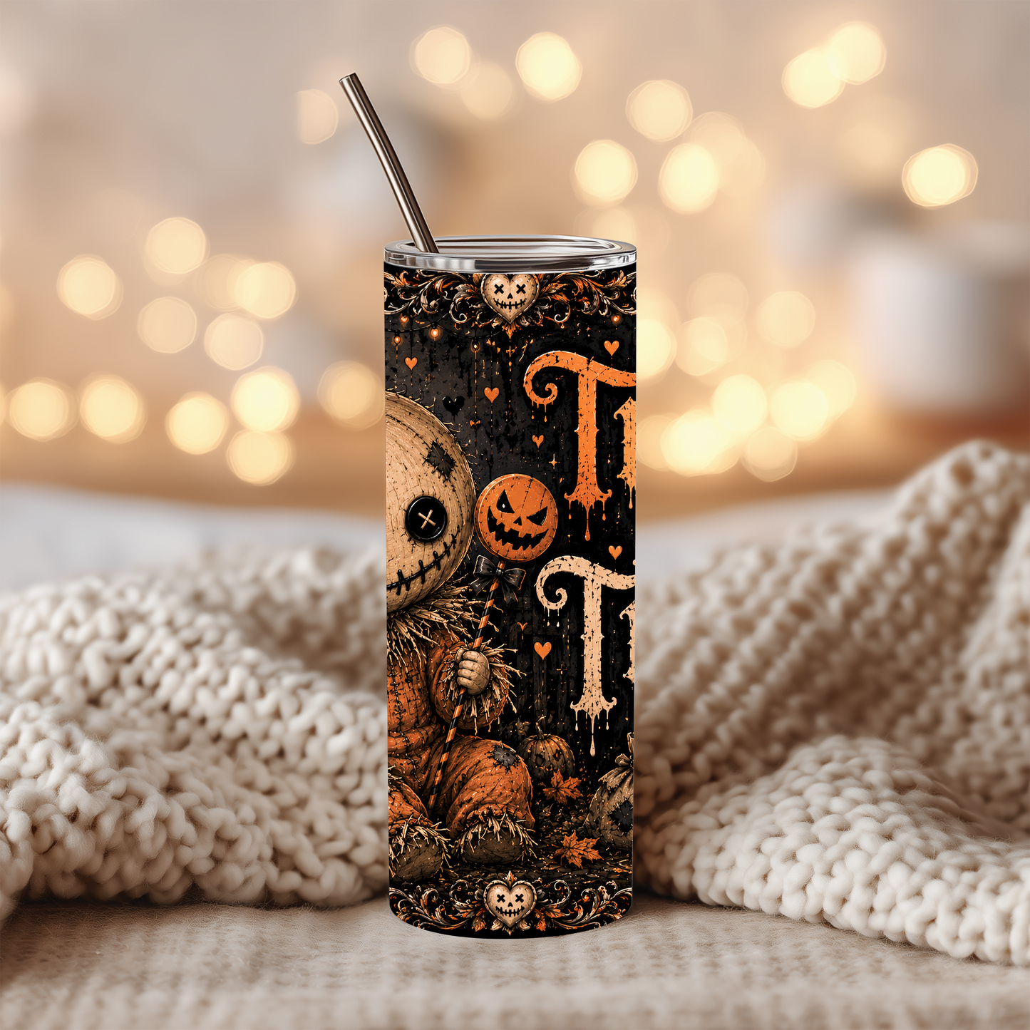Trick or Treat 20oz Skinny Tumbler