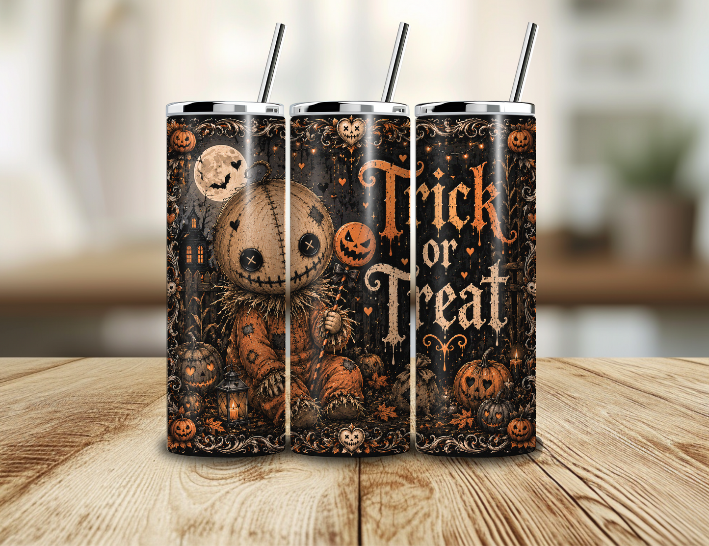Trick or Treat 20oz Skinny Tumbler