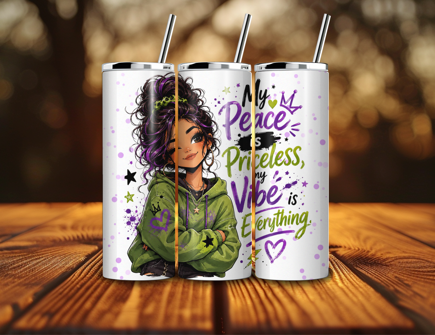 My Peace is Priceless 20oz Skinny Tumbler
