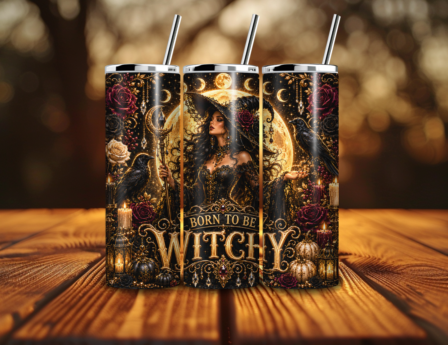 Born to be Witch 20oz Skinny Tumbler