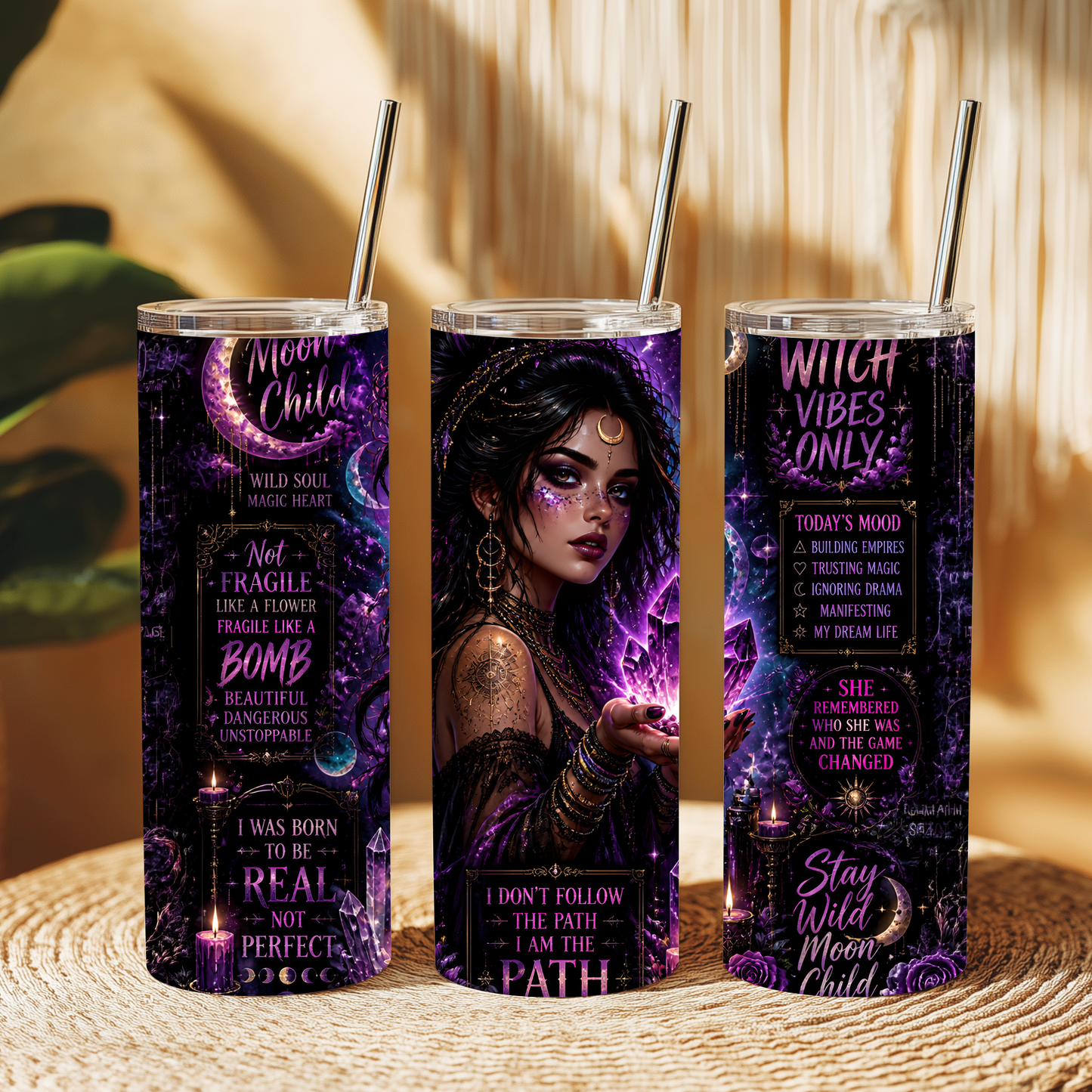 I Don't Follow the Path I'm the Path 20oz Skinny Tumbler