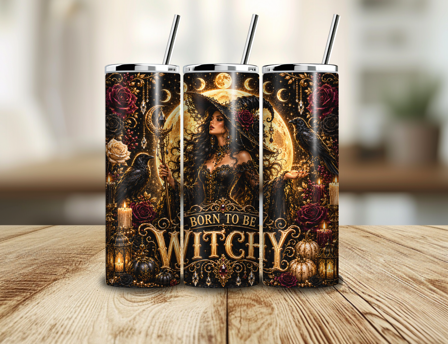 Born to be Witch 20oz Skinny Tumbler