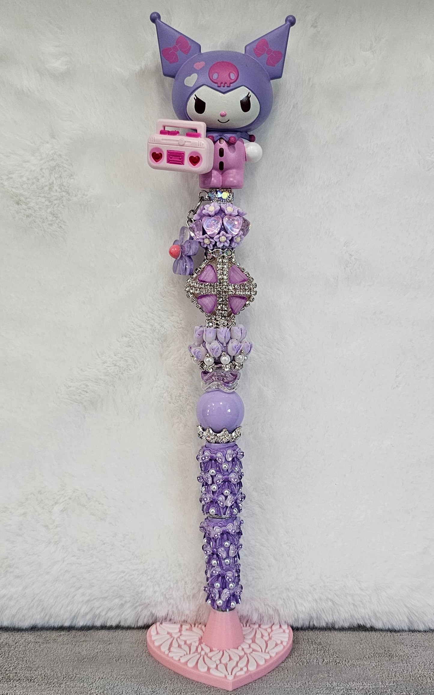 Kuromi Beaded Pen