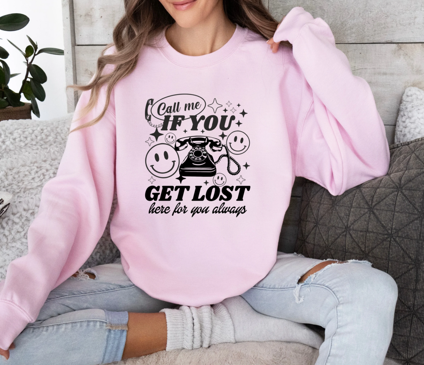 Call me if you get LOST Crewneck Sweatshirt