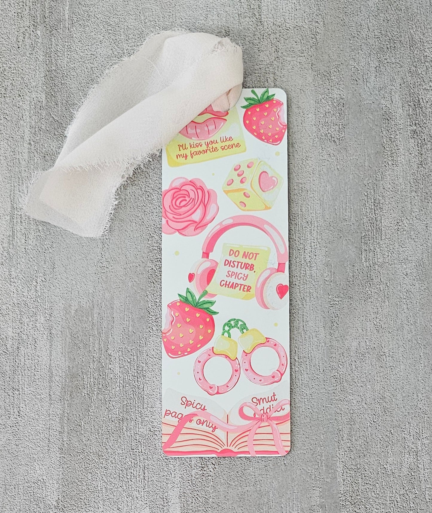 Spicy Smut Metallic Sublimated Bookmark