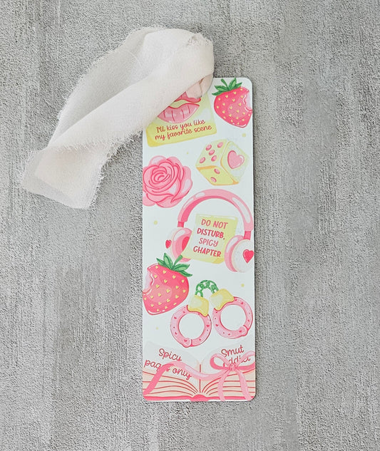 Spicy Smut Metallic Sublimated Bookmark
