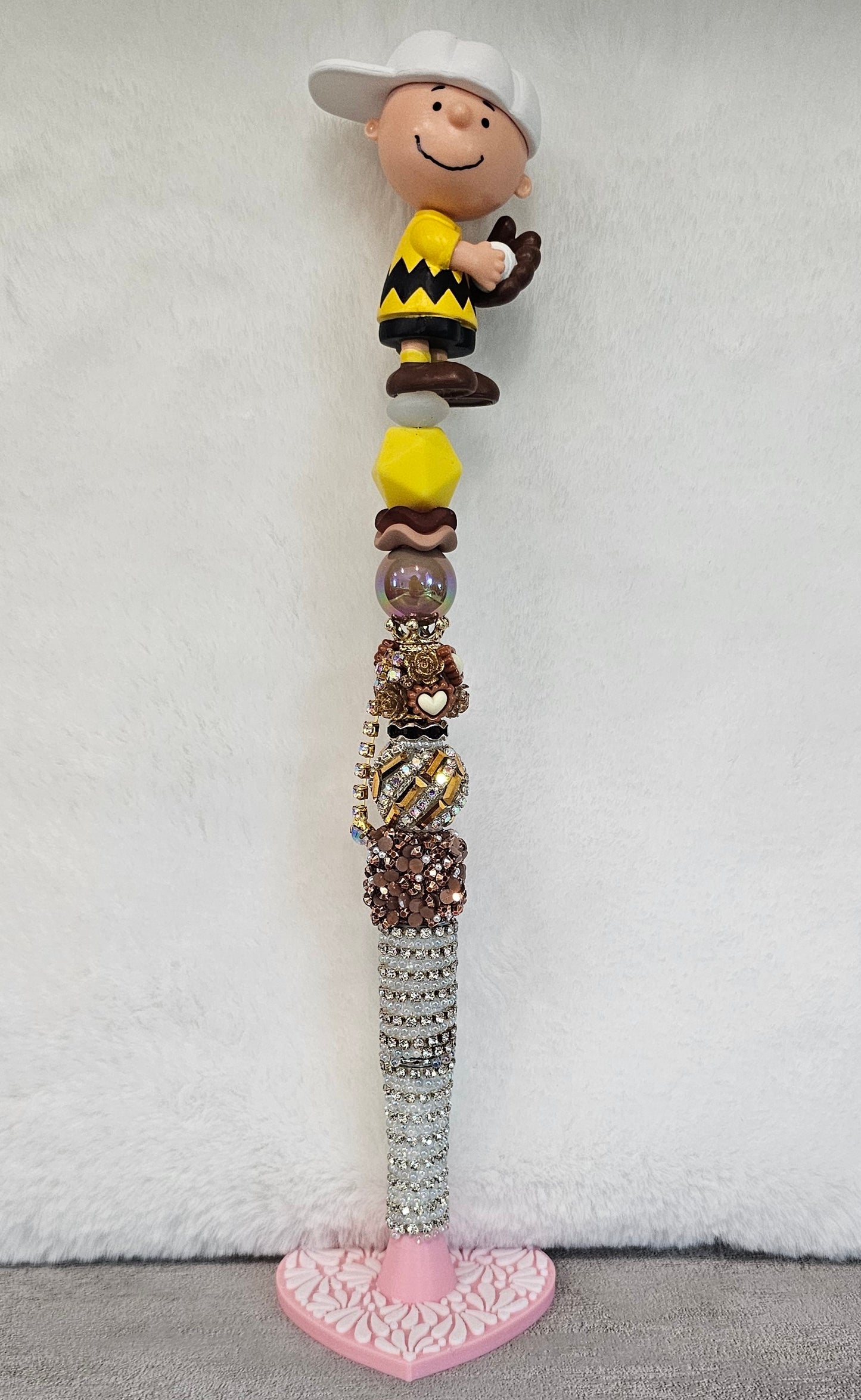 Charlie Brown Beaded Pen